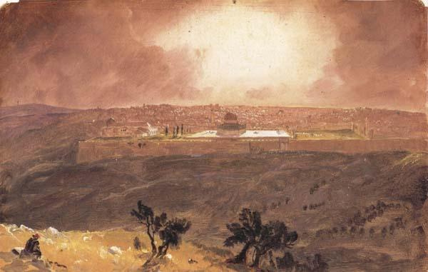 Frederic E.Church Jerusalem from the Mount of Olives